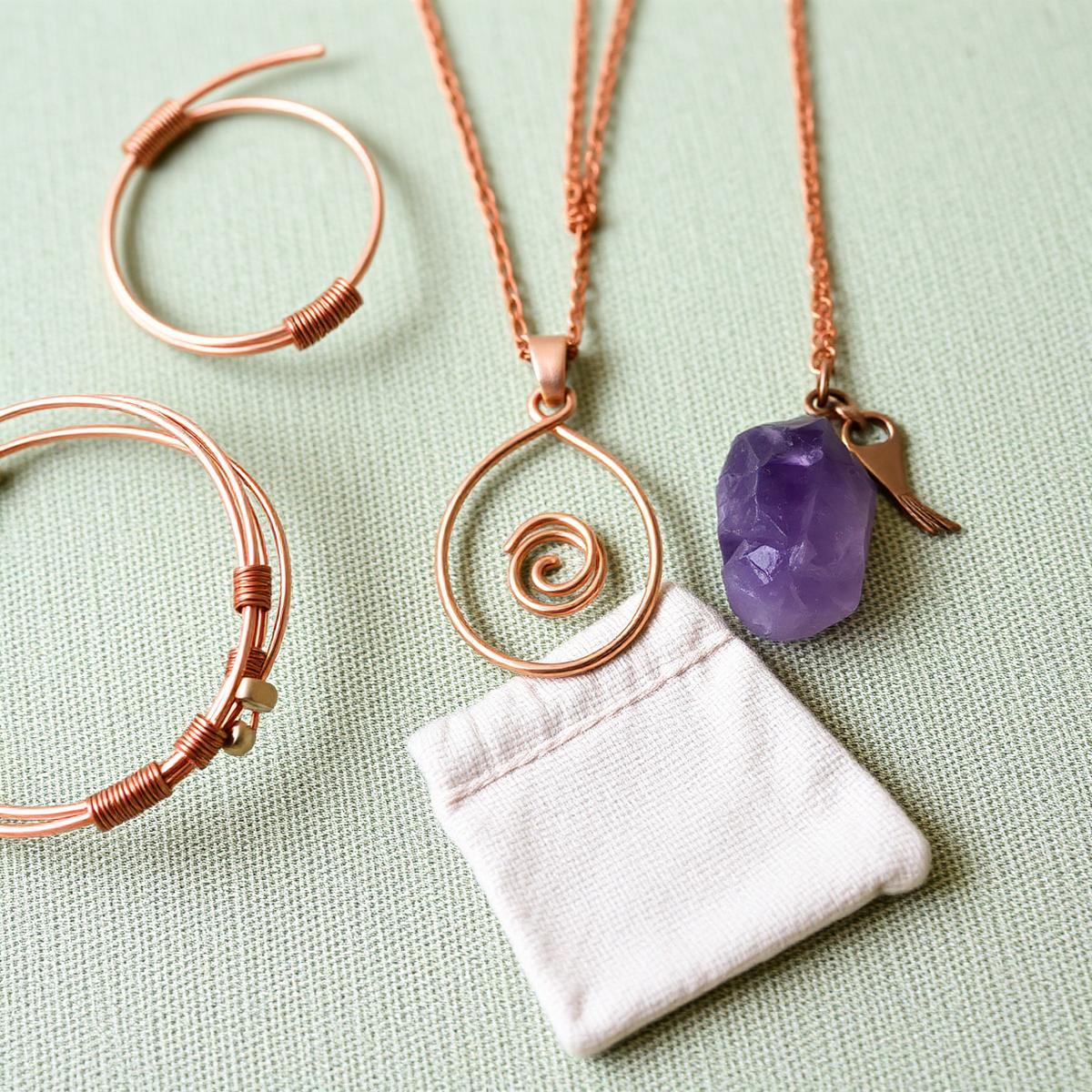 Copper & Crystal Jewelry